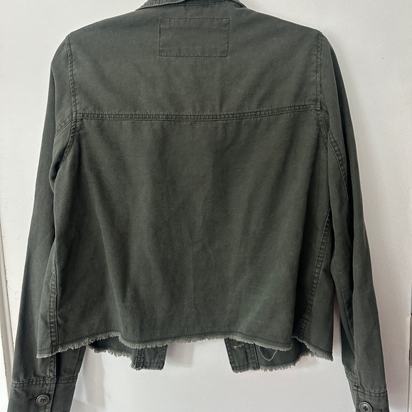 Aeropostale Frayed Military Jacket Size Small - Picture 6 of 7